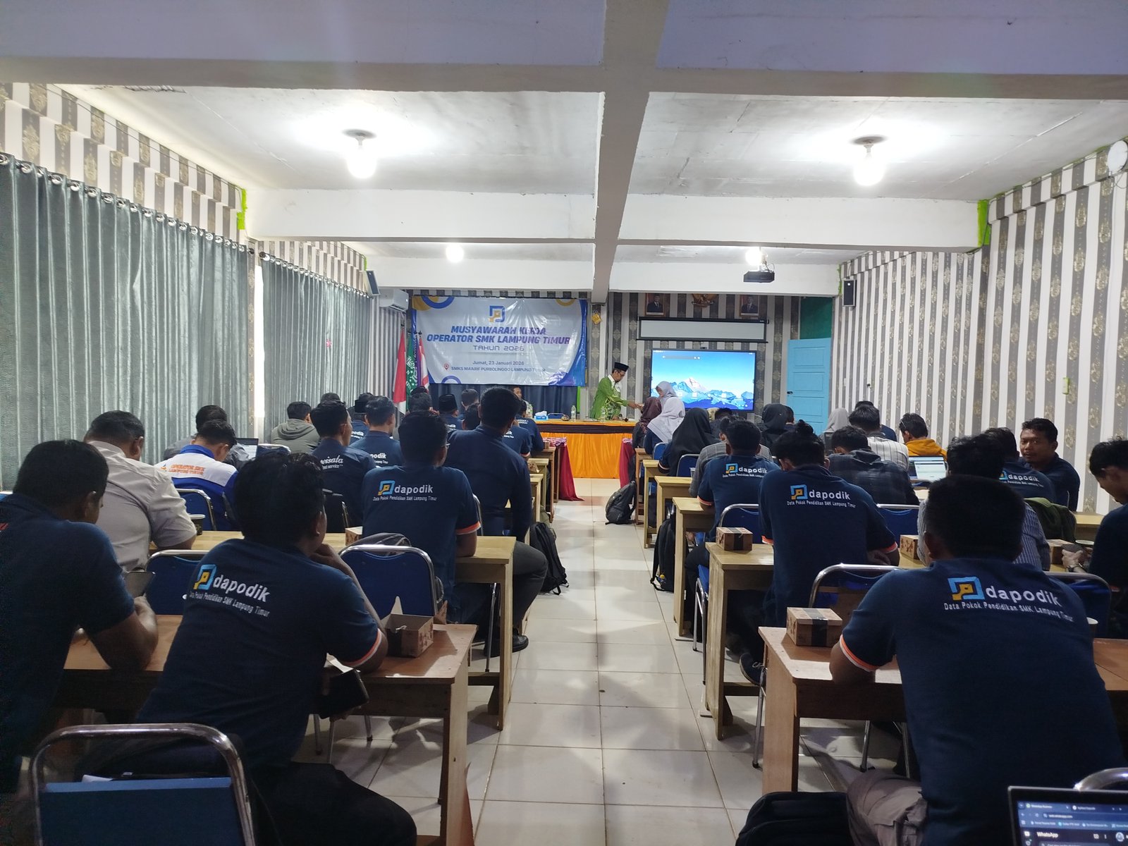 Musyawarah Kerja Operator SMK se-Kabupaten Lampung Timur Digelar di SMKS Ma’arif Purbolinggo