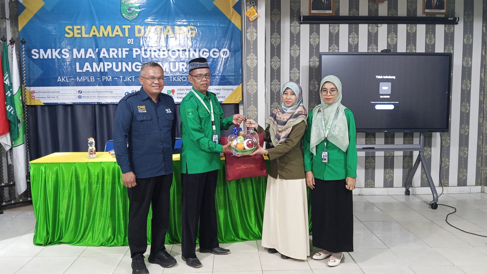 SMK Paramarta 3 Seputih Banyak Kunjungan Studi Tiru di SMKS MA'ARIF PURBOLINGGO 2026